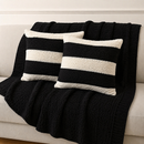 Kit Manta Tricot Decorativa | Elegância e Aconchego Para Sua Casa