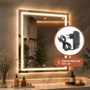 Espelho Decorativo LED Touch | Espelho com Iluminação para Maquiagem