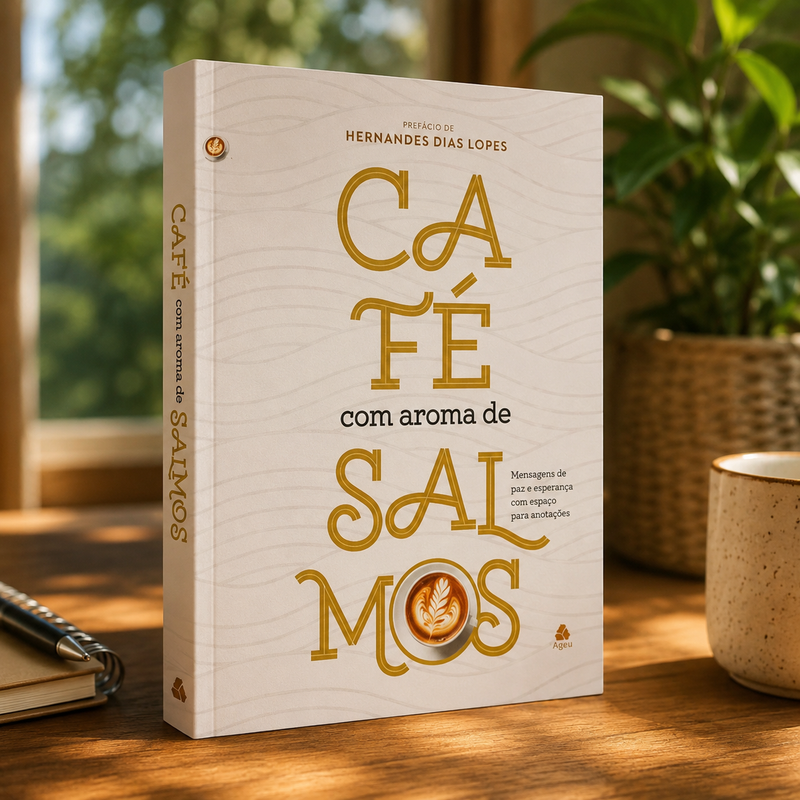 Café com Aroma de Salmos | Livro Devocional Cristão Inspirador