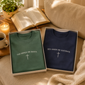 Kit 2 Camisetas Cristãs Premium | Tua Graça Me Basta e Seu Amor Me Sustenta