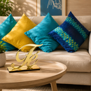 Palavra Decorativa Fé Espelhada Dourada | Decoração Luxo