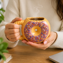 Caneca Donut 3D Rosa Chocolate | Caneca Criativa e Decorativa