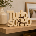Letreiro Decorativo Tudo Aqui Já Foi Um Sonho | Decoração Inspiradora
