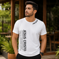 Camiseta Infantil Gospel Jesus Cristo 100% Algodão 2 ao 16