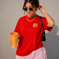 Camiseta Oversized Cristã Frente e Costas 100% Algodão