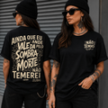 Camiseta Oversized Cristã Frente e Costas 100% Algodão