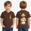 Camiseta Infantil Jesus Cristo Cruz 100% Algodão