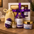 Kit SPA Relaxante Completo | Espuma de Banho, Sais e Vela Aromática