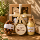 Kit Presente SPA Mini | Vela Aromática, Escalda Pés e Sabonete Massageador