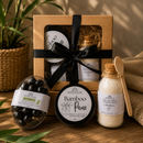 Kit Presente SPA Mini | Vela Aromática, Escalda Pés e Sabonete Massageador