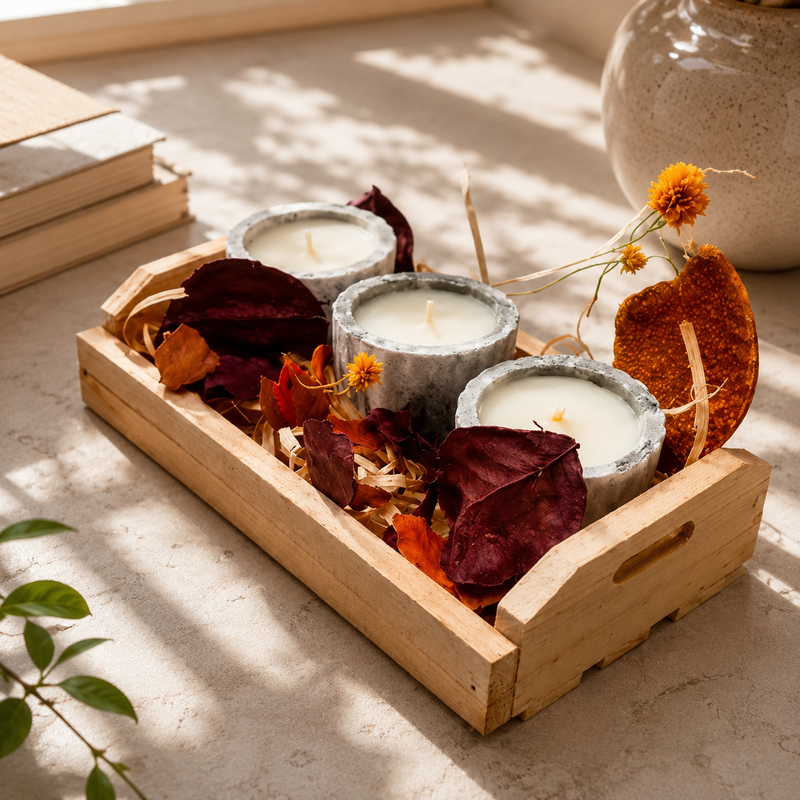 Kit 3 Velas Aromáticas Marmorizadas Harmony Candles