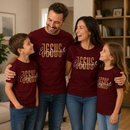 Camiseta Personalizada Família Jesus é o Suficiente