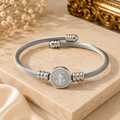 Bracelete de proteção - Medalha São Bento