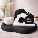 Decoração Cristã Ele Vive com Suporte para Vela | Ressurreição de Cristo