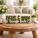 Letreiro Bíblico Deus é Bom o Tempo Todo | Decoração Cristã